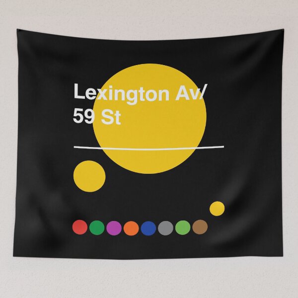 Item preview, Lexington Avenue 59th Street Manhattan New York Subway designed and sold by ClickForMore.