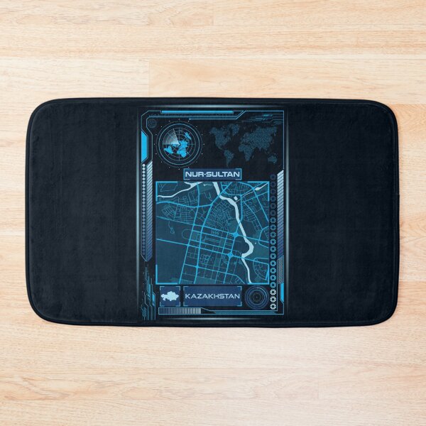 Item preview, NUR-SULTAN Map Kazakhstan designed and sold by hatimelhag.