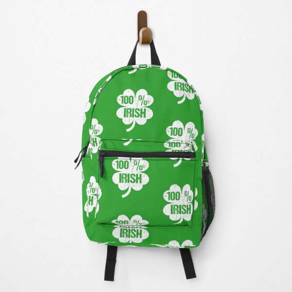 Item preview, Funny St Patricks Day Quote: 100% Irish, vintage Irish Shamrock  designed and sold by AMINE  ★★★★★.