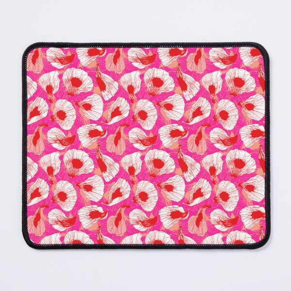 Item preview, Preppy Room Decor -	Pink Red Windy petals Repeat Pattern designed and sold by Shop Your Aesthetic.