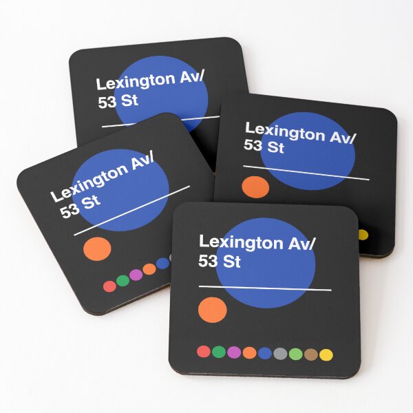 Item preview, Lexington Avenue 53rd Street Manhattan New York Subway designed and sold by ClickForMore.