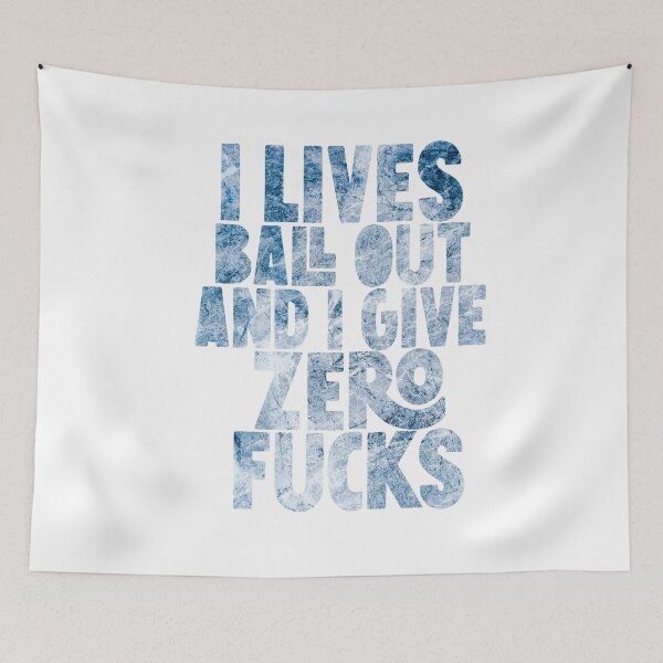 Item preview, Big mouth I live Balls out and i give zero f*cks i don't give a f*ck Jay Bilzerian  designed and sold by fahadabu.