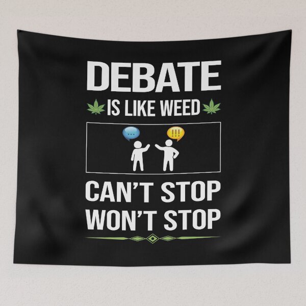 Item preview, Funny Can't Stop Debate designed and sold by ArydeaNoriega.