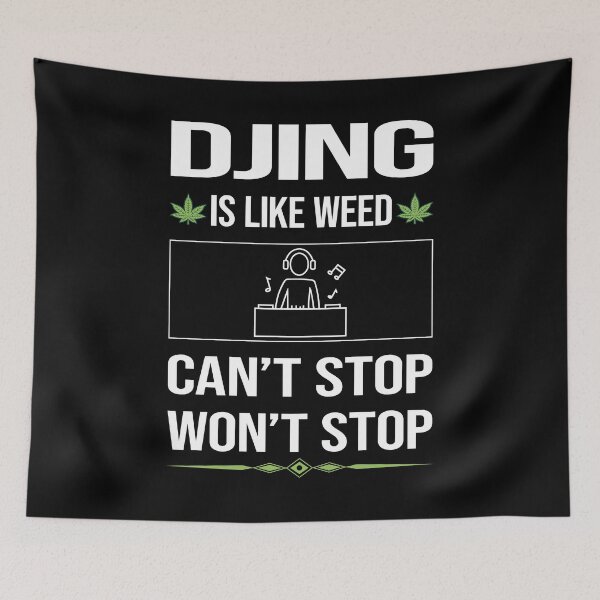 Item preview, Funny Can't Stop Djing DJ Disc Jockey Deejay designed and sold by ArydeaNoriega.