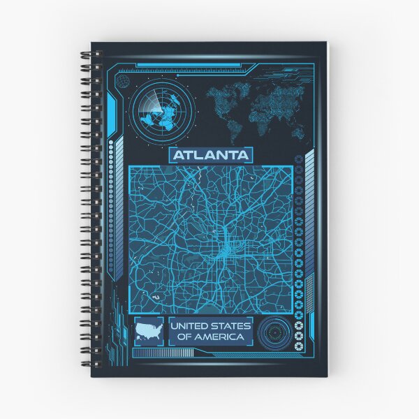 Item preview, Atlanta Map USA designed and sold by hatimelhag.