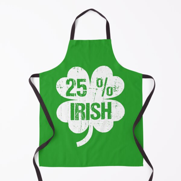 Item preview, Funny St Patricks Day Quote: 25% Irish, vintage Irish Shamrock designed and sold by AMINE ★★★★★.
