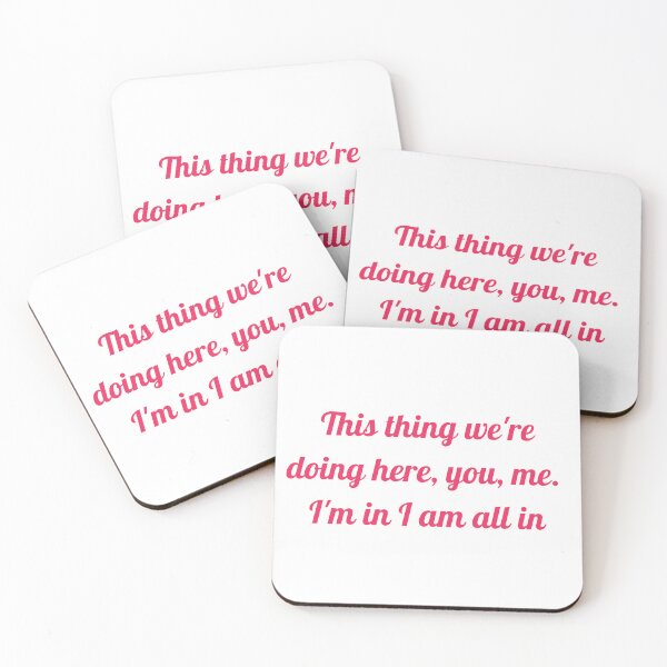Item preview, This thing we're doing here, you, me.  I'm in I am all in designed and sold by springybelly.