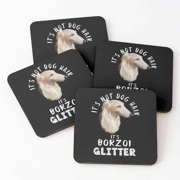 Item preview, It's not dog hair it's BORZOI glitter funny dog quote designed and sold by theshirtinator.