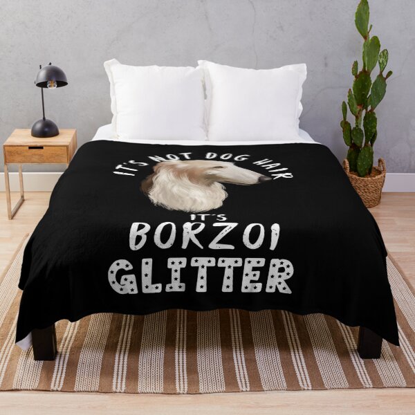 Item preview, It's not dog hair it's BORZOI glitter funny dog quote designed and sold by theshirtinator.