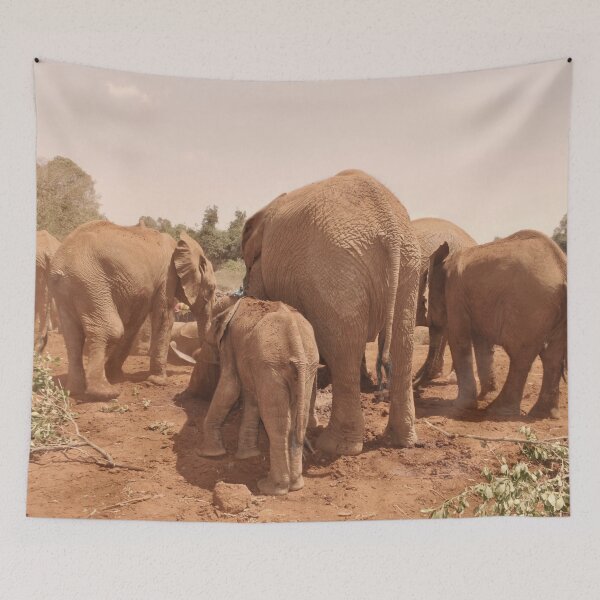 Item preview, Serengeti Elephant Meeting designed and sold by Nujabes2010.
