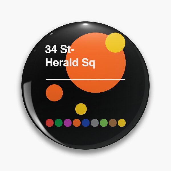 Item preview, 34th Street Herald Square Manhattan New York Subway designed and sold by ClickForMore.