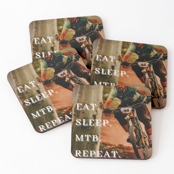 Item preview, Eat Sleep Mtb Repeat designed and sold by calistreetics.