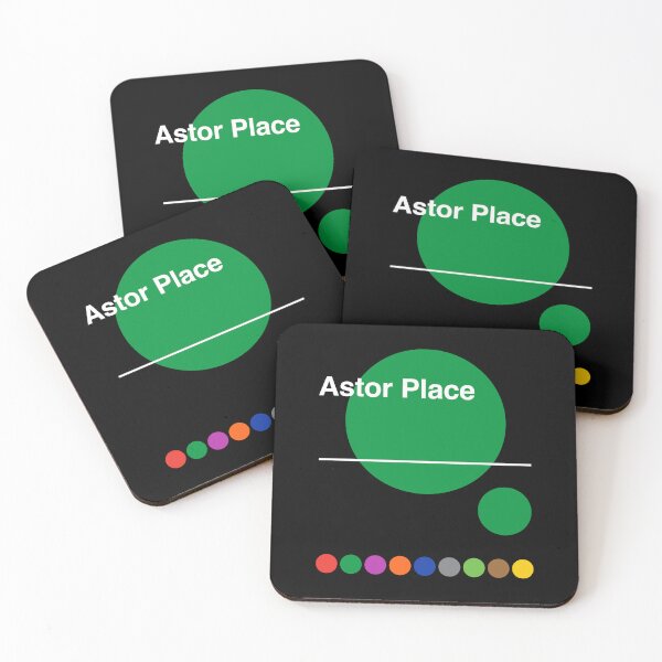 Item preview, Astor Place Downtown Manhattan New York Subway designed and sold by ClickForMore.