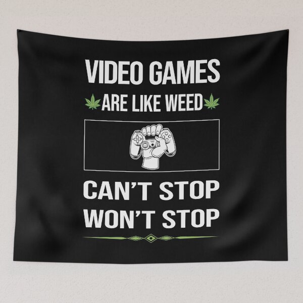 Item preview, Funny Can't Stop Video Games Game Gaming Gamer designed and sold by FulviaContreras.