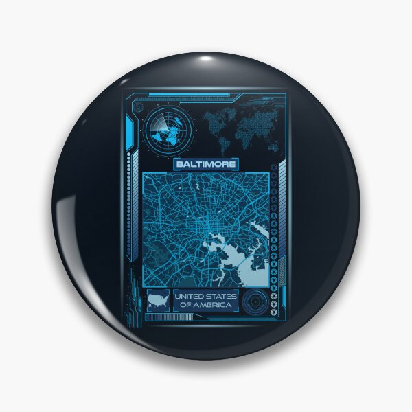 Item preview, Baltimore Map USA designed and sold by hatimelhag.