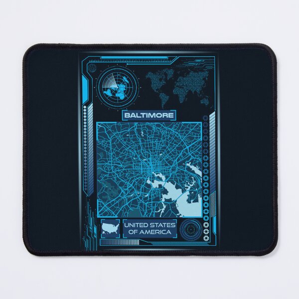Item preview, Baltimore Map USA designed and sold by hatimelhag.
