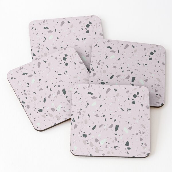 Item preview, Soft Pink Terrazzo With Black Chips designed and sold by thesnowwhyte.