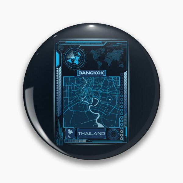 Item preview, Bangkok Map Thailand designed and sold by hatimelhag.
