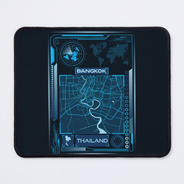 Item preview, Bangkok Map Thailand designed and sold by hatimelhag.
