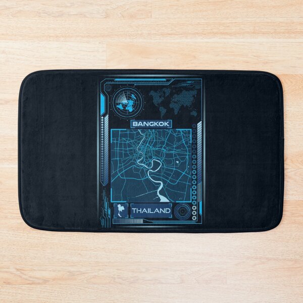 Item preview, Bangkok Map Thailand designed and sold by hatimelhag.