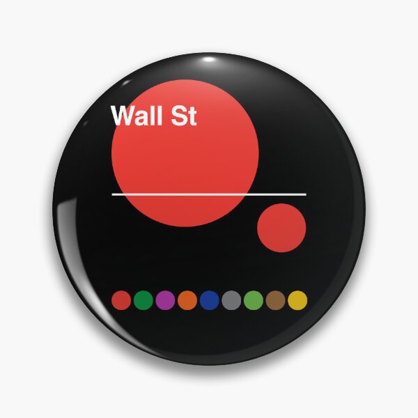 Item preview, Wall Street FiDi Financial District Manhattan New York Subway designed and sold by ClickForMore.