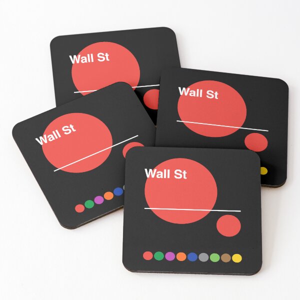 Item preview, Wall Street FiDi Financial District Manhattan New York Subway designed and sold by ClickForMore.