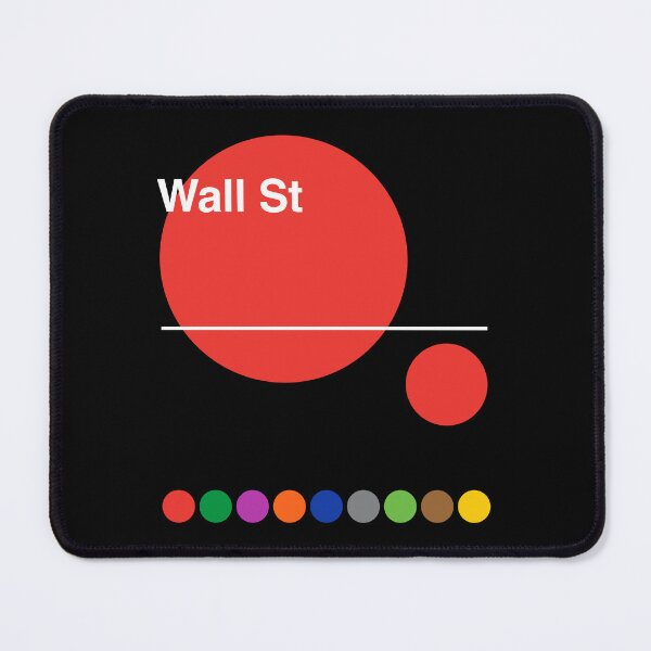 Item preview, Wall Street FiDi Financial District Manhattan New York Subway designed and sold by ClickForMore.