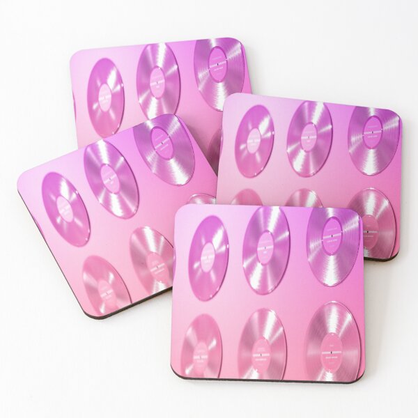 Item preview, Preppy Room Decor -	Vinyl Records Pink designed and sold by Shop Your Aesthetic.