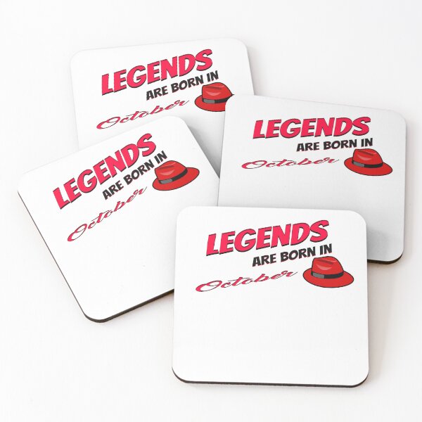 Item preview, Legends Are Born In October Tee, For all those Born in October designed and sold by hossam ayed.