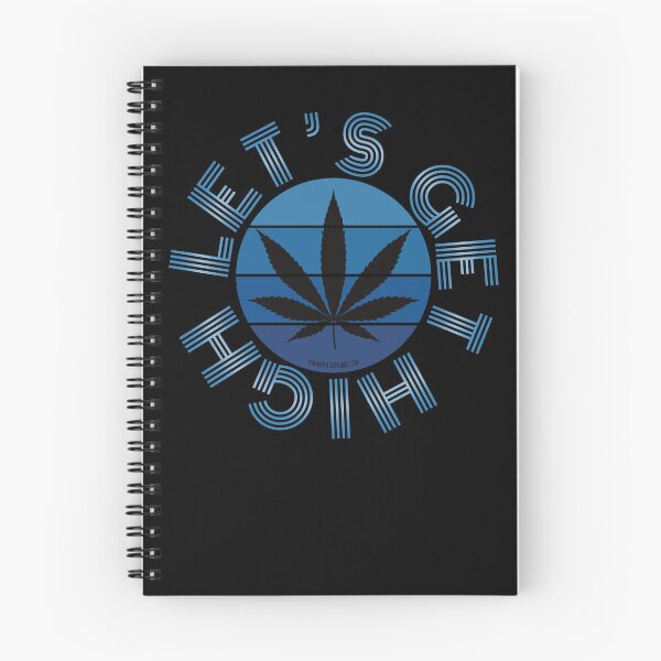 Item preview, Retro Vintage Sunset Blue Pot leaf-Lets get high designed and sold by YomeHayin.