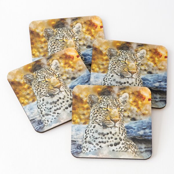 Item preview, Watercolor Leopard designed and sold by yousseftalat2.