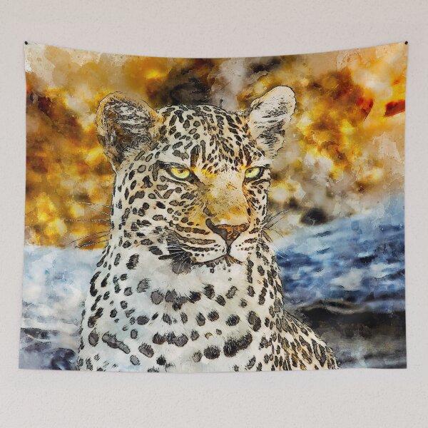 Item preview, Watercolor Leopard designed and sold by yousseftalat2.