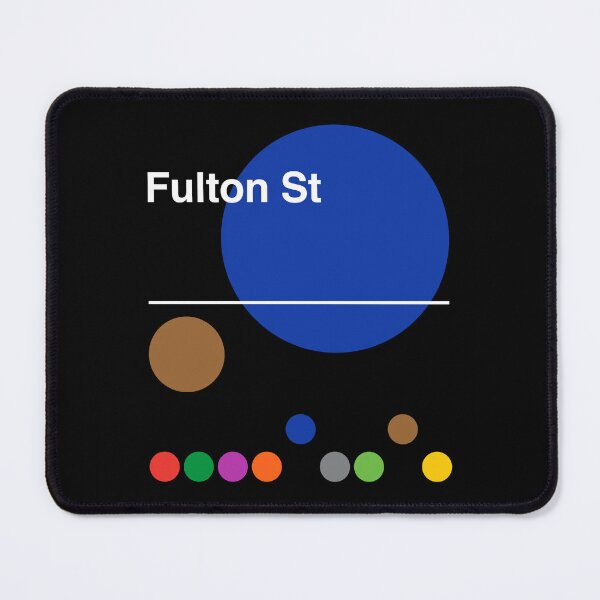 Item preview, Fulton Street FiDi South Street Seaport Manhattan New York Subway designed and sold by ClickForMore.
