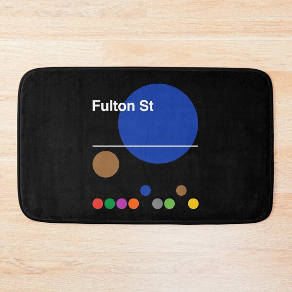 Item preview, Fulton Street FiDi South Street Seaport Manhattan New York Subway designed and sold by ClickForMore.
