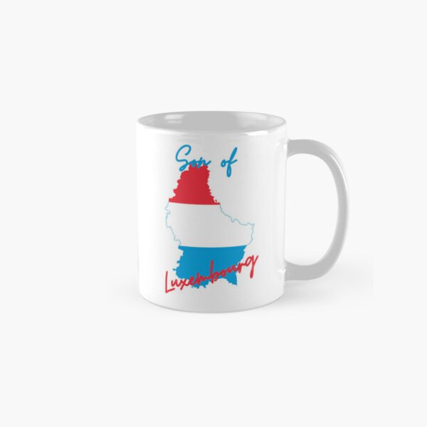 Son of Luxembourg Map Flag Classic Mug
