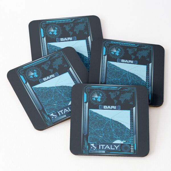 Item preview, Bari Map Italy designed and sold by hatimelhag.