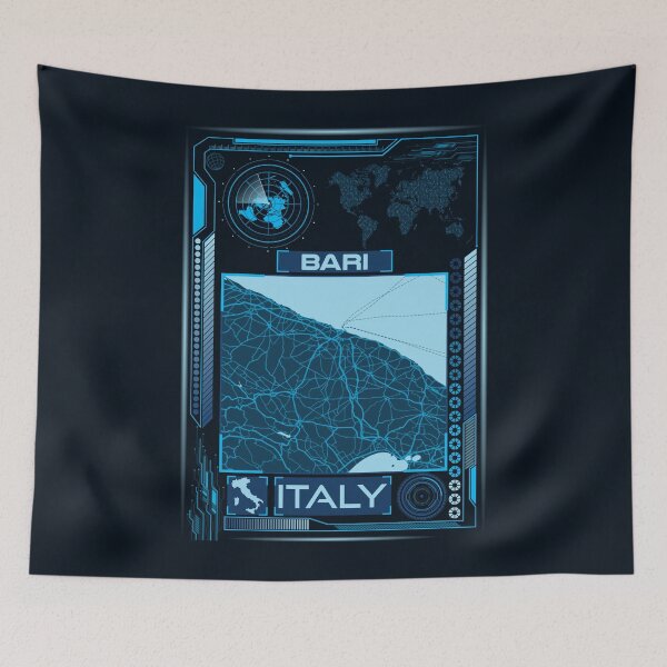 Item preview, Bari Map Italy designed and sold by hatimelhag.