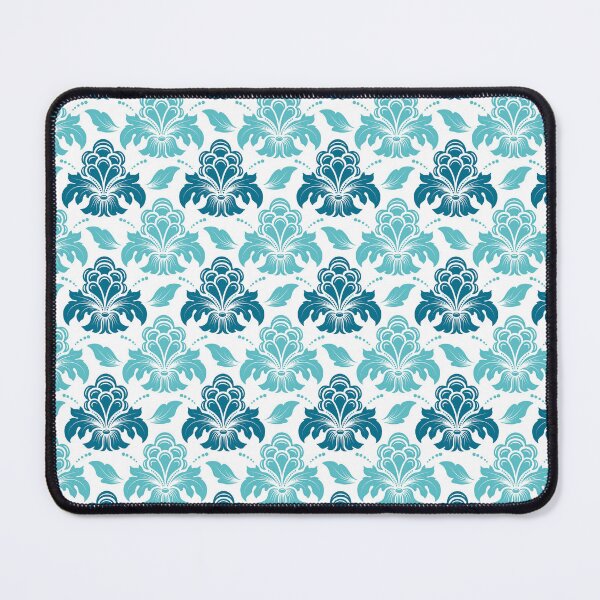 Item preview, Preppy Room Decor - Preppy Blue and Teal damask designed and sold by Shop Your Aesthetic.