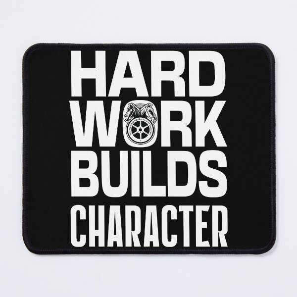 Item preview, Hard work builds character Teamsters union worker gift shirt designed and sold by Cheeky Companions.
