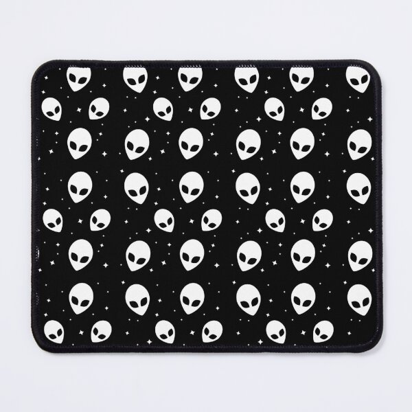 Item preview, Black and white alien pattern designed and sold by lipemo.