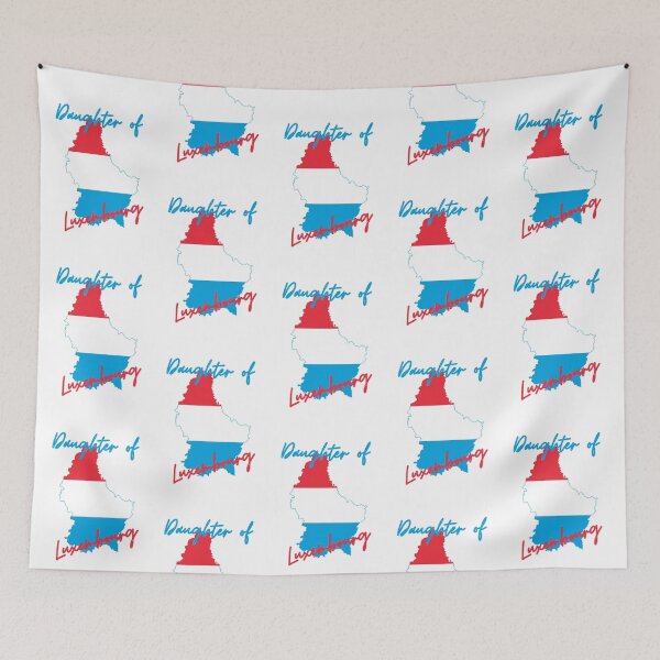 Item preview, Daughter of Luxembourg Map Flag designed and sold by NovawayDirect.