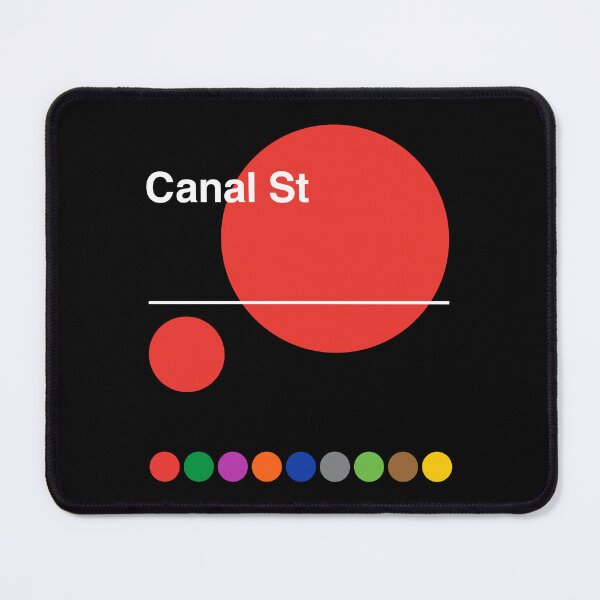 Item preview, Canal Street Red Line TriBeCa Manhattan New York Subway designed and sold by ClickForMore.