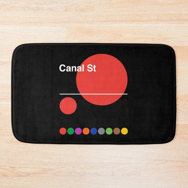 Item preview, Canal Street Red Line TriBeCa Manhattan New York Subway designed and sold by ClickForMore.
