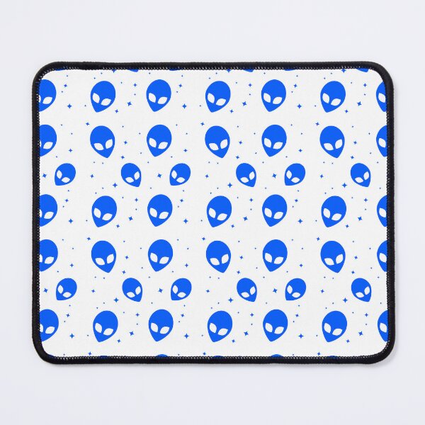 Item preview, Blue and white alien pattern designed and sold by lipemo.
