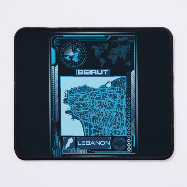Item preview, Beirut Map Lebanon designed and sold by hatimelhag.