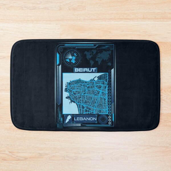 Item preview, Beirut Map Lebanon designed and sold by hatimelhag.