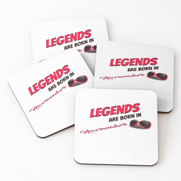 Item preview, Legends Are Born In November Tee, For all those Born in November designed and sold by hossam ayed.