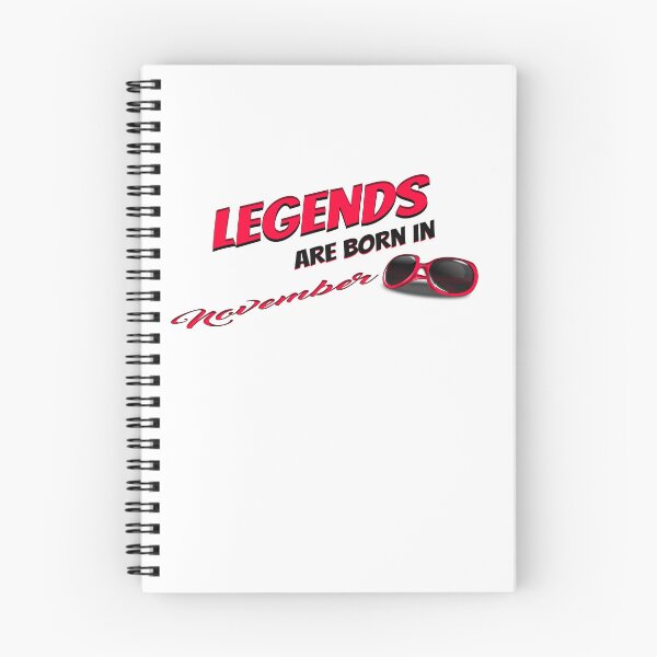 Item preview, Legends Are Born In November Tee, For all those Born in November designed and sold by hossam ayed.
