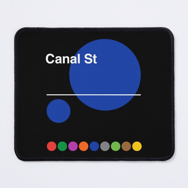 Item preview, Canal Street Blue Line SoHo Manhattan New York Subway designed and sold by ClickForMore.