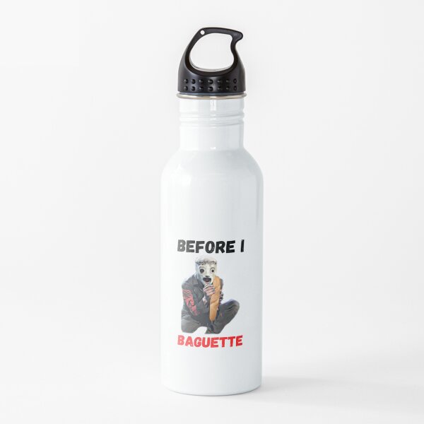 Before I Baguette - Slipknot meme Water Bottle